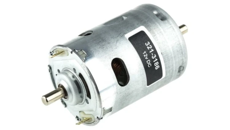 Silnik DC, 12 V, 5.28 A, 36.88 W, 4289 obr./min, 82.08 gcm, RS PRO