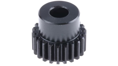 Koło zębate walcowe, moduł: 1, l.zębów: 22, śr. piasty: 18mm, śr. otworu: 8mm, Stal