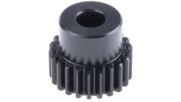 Koło zębate walcowe, moduł: 1, l.zębów: 22, śr. piasty: 18mm, śr. otworu: 8mm, Stal
