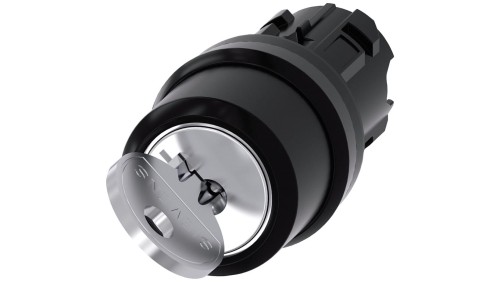 Przełącznik z kluczem 22mm tworzywo 2 poz 0I Ronis nr 455 klucz w poz O SIRIUS ACT 3SU1000-4CC01-0AA0