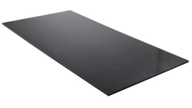 Arkusz tworzywa sztucznego Czarny, 1000mm x 500mm x 8mm
