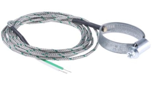 Termopara typ K do +1100C 2m kabel 2m, Stal nierdzewna 316 Zgodność z RoHS