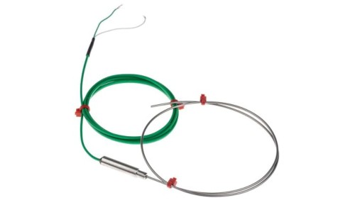 Termopara typ K do +1100C 500mm kabel 1m, Stal nierdzewna IEC