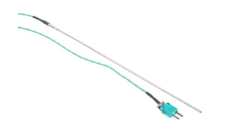 Termopara typ K do +1200C 300mm kabel 2m, Stal nierdzewna Zgodność z RoHS
