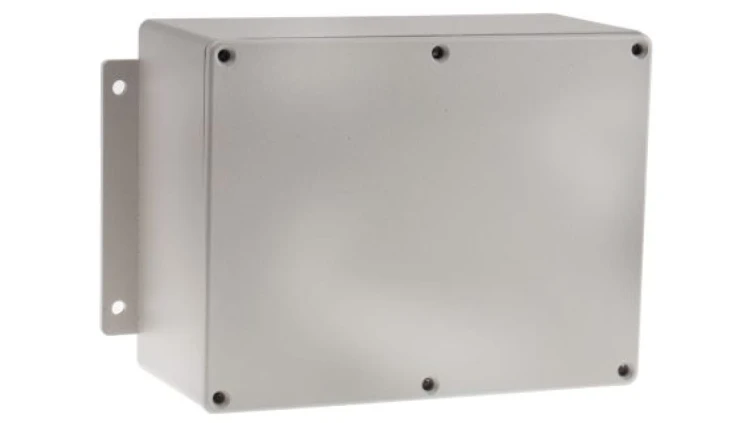 Obudowa ekranowana Szary z kołnierzem IP67 Neopren, 165.3 x 127.2 x 77.5mm, RS PRO