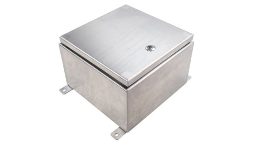Szafka ścienna rozdzielcza, materiał: Stal nierdzewna typu 304, IP69K, 300 x 300 x 200mm, RS PRO