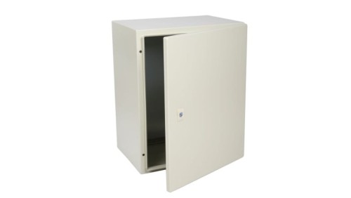 Szafka ścienna rozdzielcza RAL 7032, materiał: Stal, IP66, 400 x 500 x 300mm, RS PRO