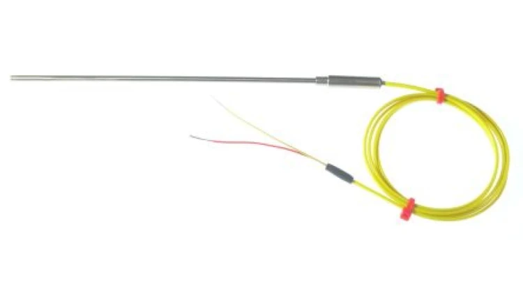 Termopara typ K do +1100C 250mm kabel 1m, Stal nierdzewna ANSI
