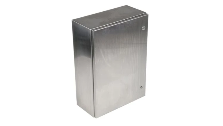 Szafka ścienna rozdzielcza, materiał: Stal nierdzewna typu 304, IP66, 700 x 500 x 250mm, RS PRO