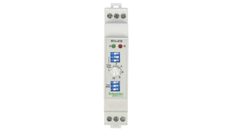 Przekaźnik czasowy 1P 5A 0,01sek-100h 24-240V AC/DC wielofunkcyjny RTx-410 2610391