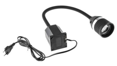 Lampa przemysłowa 3 W Ramię elastyczne Typ C – wtyk europejski, RS PRO