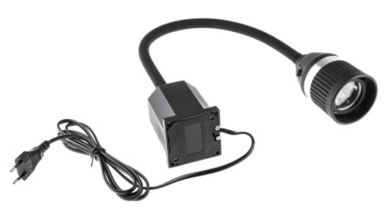 Lampa przemysłowa 3 W Ramię elastyczne Typ C – wtyk europejski, RS PRO