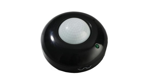 Czujnik ruchu sufitowy 360s PX07 czarny PIR 230V LUX02740