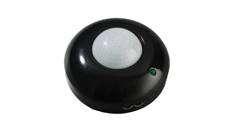 Czujnik ruchu sufitowy 360s PX07 czarny PIR 230V LUX02740