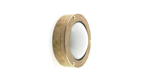 Oprawa mosiężna OCZKO 67A, G9, 60W, klosz matowy-szkło, IP64 A67A