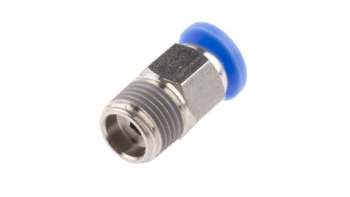 Adapter gwintowany prosty gwint – rura, 10 barów