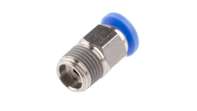 Adapter gwintowany prosty gwint – rura, 10 barów
