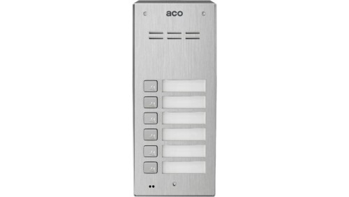 Panel zewnętrzny COMO-PRO-A6 6-przyciskowy NT natynkowy n/t