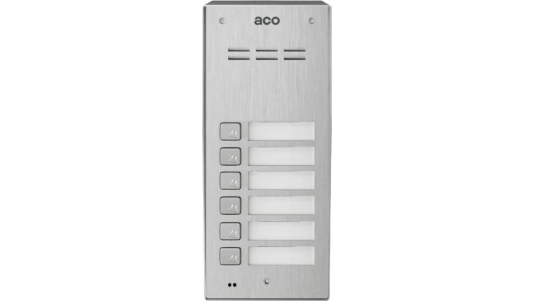 Panel zewnętrzny COMO-PRO-A6 6-przyciskowy NT natynkowy n/t