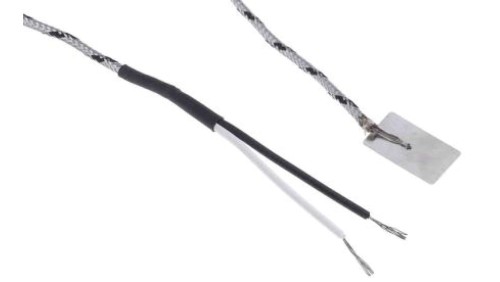 Termopara typ J do +350C 2m kabel 2m, Stal nierdzewna Zgodność z RoHS