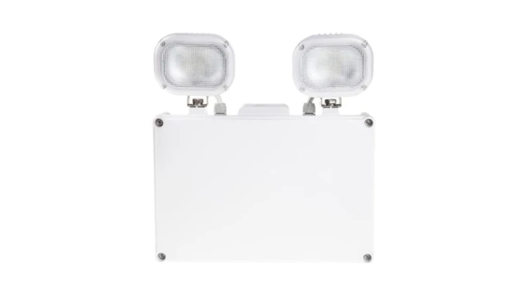 Oświetlenie awaryjne IP65 Podwójne punktowe 2 x 7,5 W LED