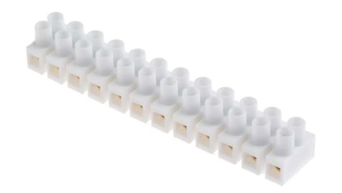 2.5mm² Złącze wtykowe do druku Biały 12-żyłowe, Wkręcane, 400 V