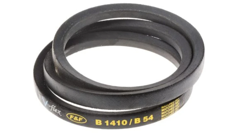 Pas napędowy, profil B, materiał: PET, guma, 17mm x 11mm x 1.37m, RS PRO
