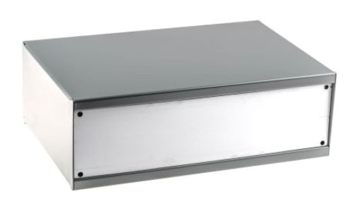 Obudowa urządzeń elektronicznych, Stal walcowana na zimno, Szary, 300 x 200 x 100mm, RS PRO