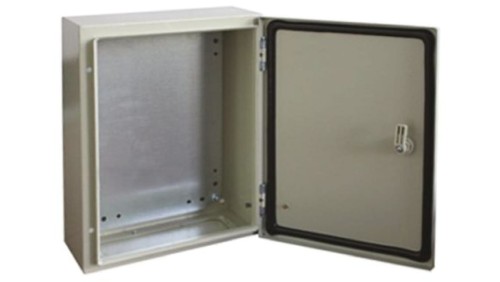 Szafka ścienna rozdzielcza RAL 7032, materiał: Stal, IP66, 300 x 400 x 200mm, RS PRO