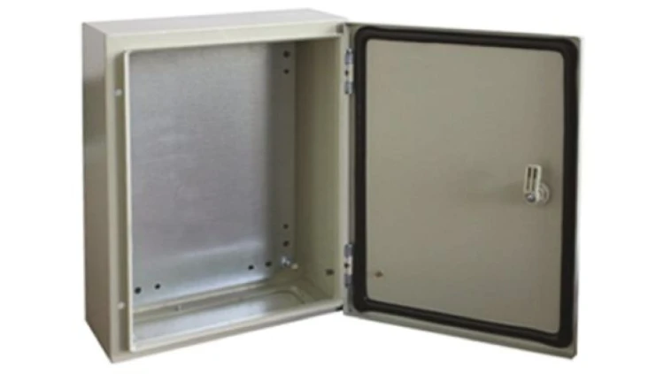 Szafka ścienna rozdzielcza RAL 7032, materiał: Stal, IP66, 300 x 400 x 200mm, RS PRO