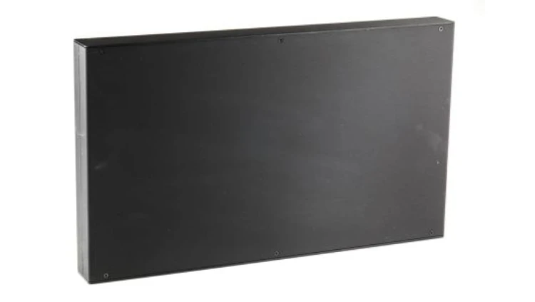 Obudowa urządzeń elektronicznych, aluminiowa, Czarny, 442 x 254 x 45mm, RS PRO