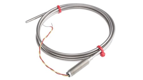 Termopara typ K do +1100C 1m kabel 100mm, Stal nierdzewna ANSI