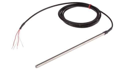 Termopara typ PT 100, -50C do +250C 200mm kabel 2m, Stal nierdzewna