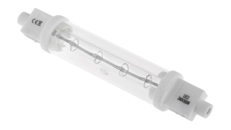 Promiennik podczerwieni (IR) 300 W R7S 230 V 118 mm 19mm 8000h