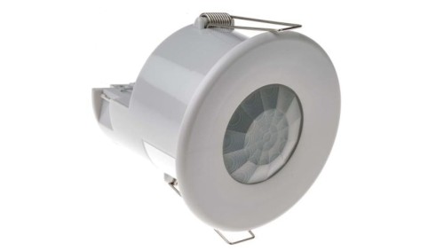 Detektor ruchu PIR, sufitowy, 230 V AC, montaż Sufit, Ø 76mm, Certyfikat CE, EMC-2004/108/WE, zgodność z
