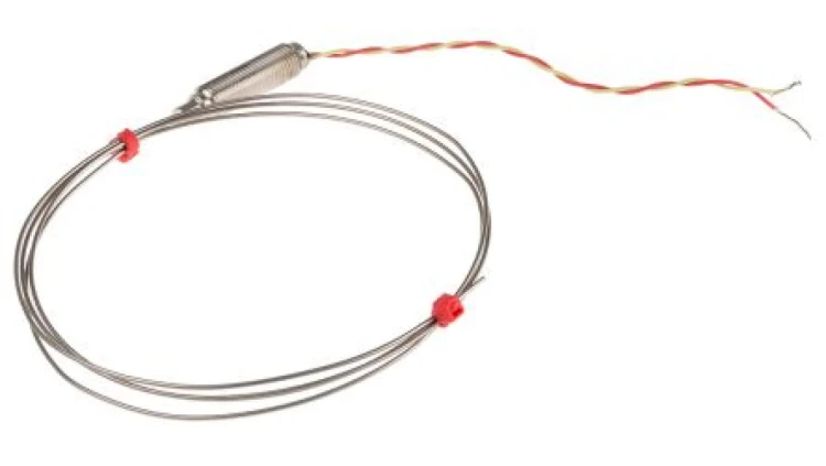 Termopara typ K do +1100C 1m kabel 100mm, Inconel ANSI