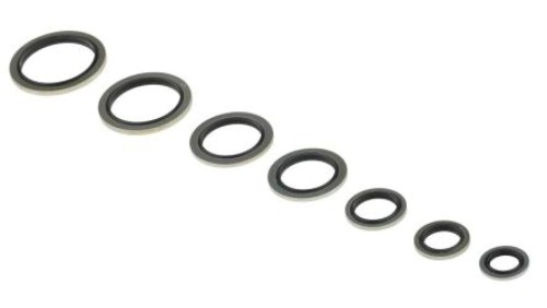 Metric nitrile/MS bonded seal kit 2