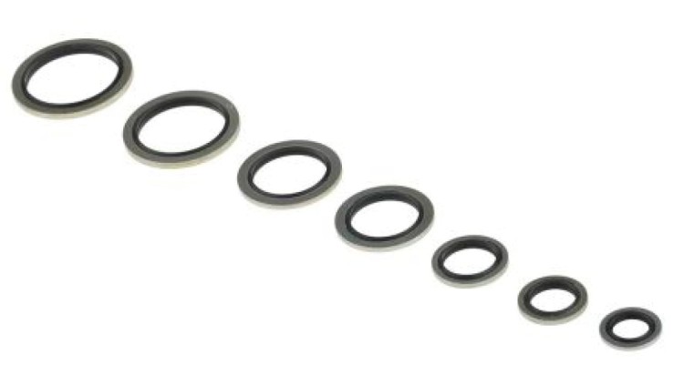 Metric nitrile/MS bonded seal kit 2