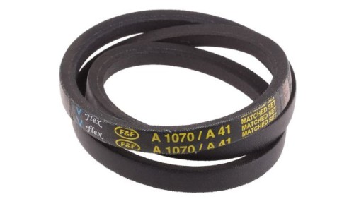 Pas napędowy, profil A, materiał: PET, guma, 13mm x 8mm x 1.04m, RS PRO
