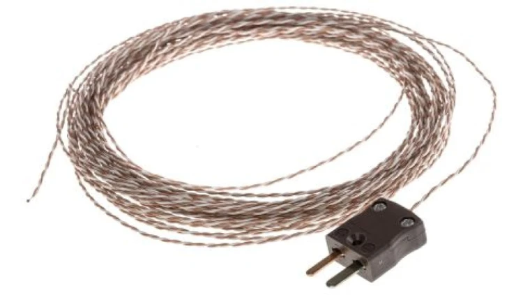 Złącze termoparowe typ T, -75C do +250C 10m IEC