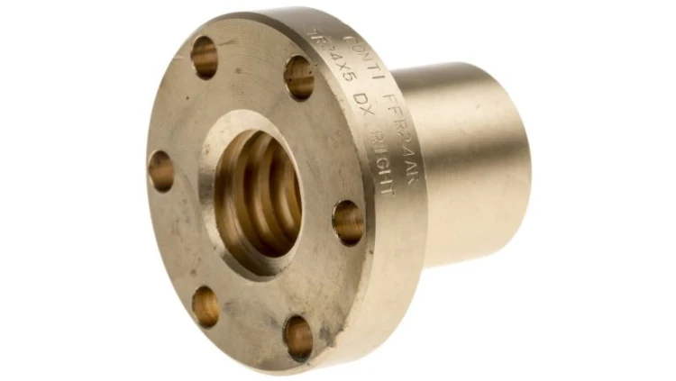 Nakrętka okrągła z kołnierzem Kołnierzowy okrągły 5mm 24mm 55mm 44mm RS PRO