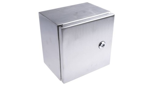 Szafka ścienna rozdzielcza, materiał: Stal nierdzewna typu 304, IP66, 200 x 200 x 150mm, RS PRO