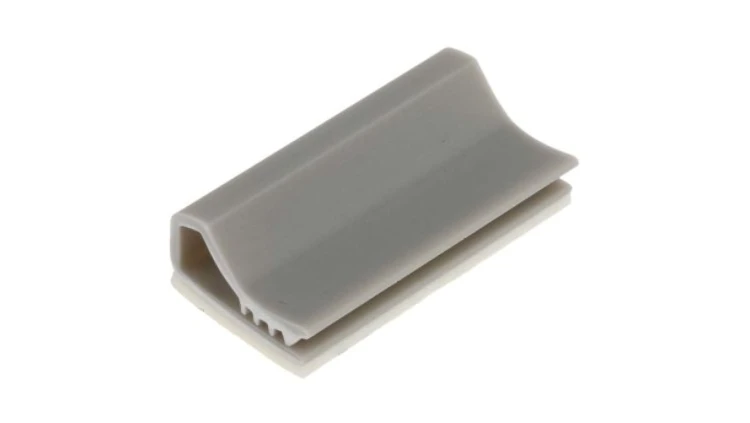 Zacisk kablowy Płaski zacisk kabla, materiał: PVC, Samoprzylepny, 13 x 25 x 6mm, RS PRO