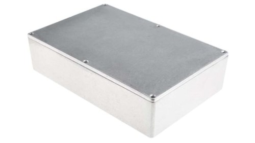 Obudowa ekranowana Srebrny, 222.1 x 145.9 x 55.9mm, RS PRO