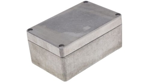 Obudowa Srebrny IP66 Neopren, 125 x 80 x 57mm, RS PRO