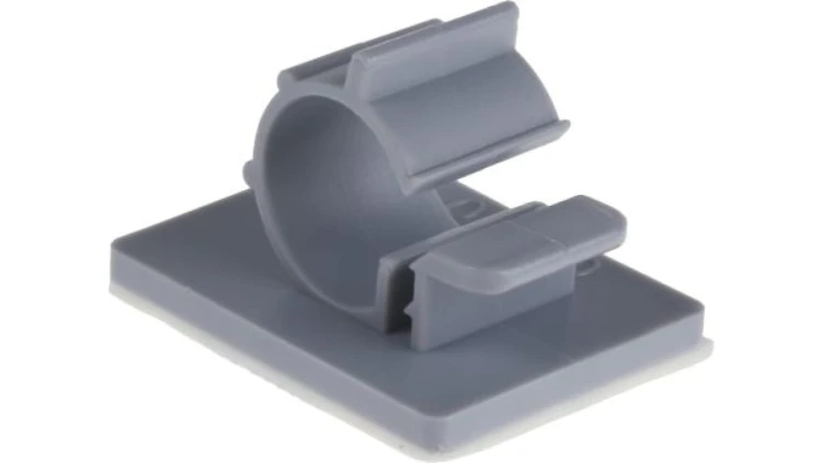 Spinka do kabli Zacisk kablowy, 10mm, materiał: Nylon 66, Samoprzylepny, 30 x 24.5mm, RS PRO