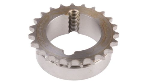 Koło łańcuchowe drabinkowe, 23 zębów, 06B-1, Nakrętka stożkowa, śr toczna: 69.95mm, Stal