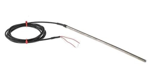Termopara typ PT 100, -50C do +250C 250mm kabel 2m, Stal nierdzewna