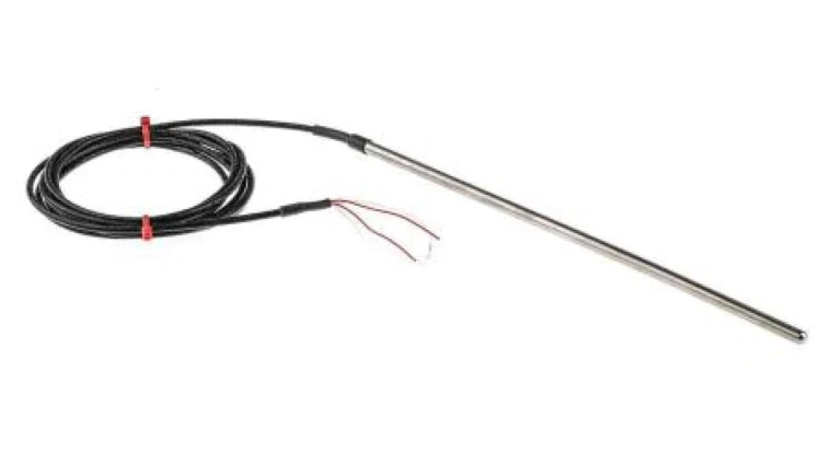 Termopara typ PT 100, -50C do +250C 250mm kabel 2m, Stal nierdzewna