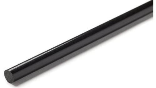 Pręt nylonowy, Ø 40mm x 1m, kolor: Czarny